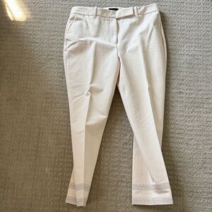 White House Black Market Cream Pants